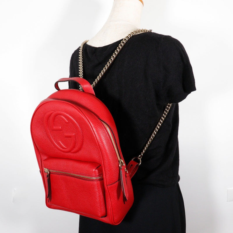 Gucci Soho Backpack Daypack Interlocking