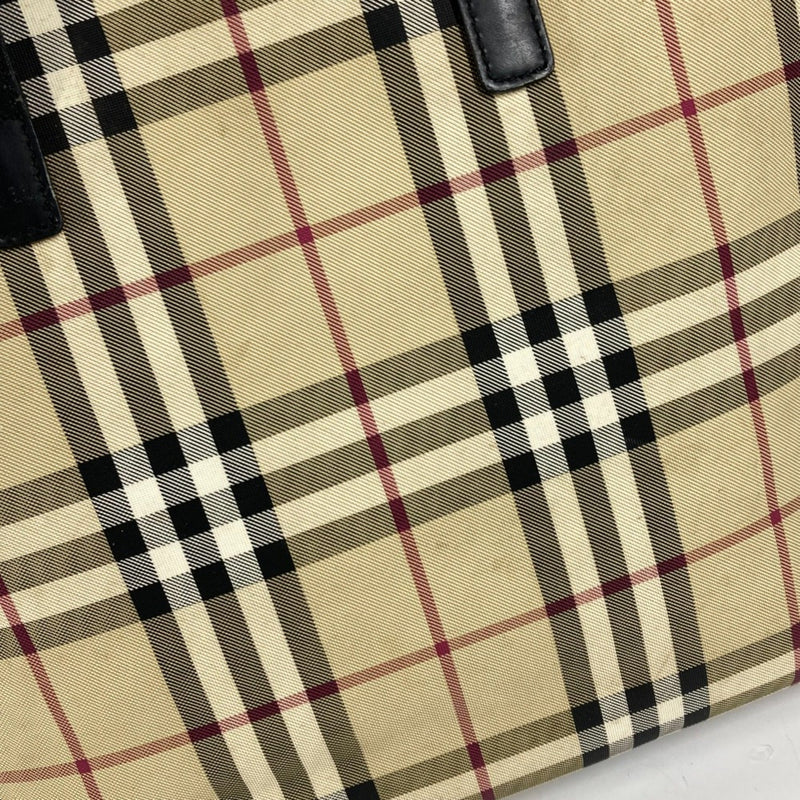 Burberry Top Handle Tote Haymarket