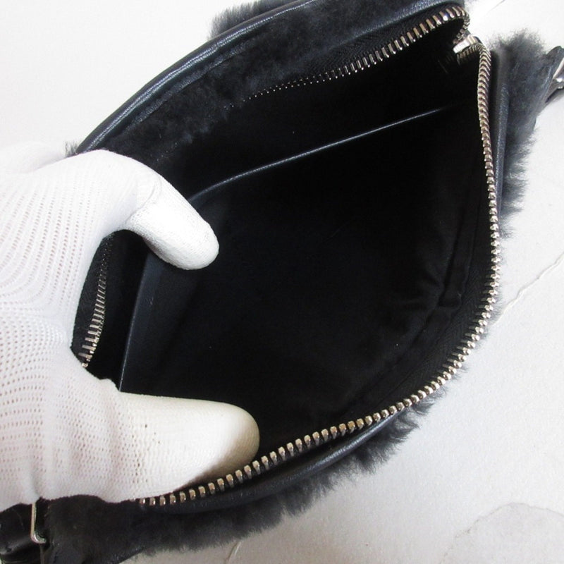 Balenciaga Bazar Crossbody Shearling
