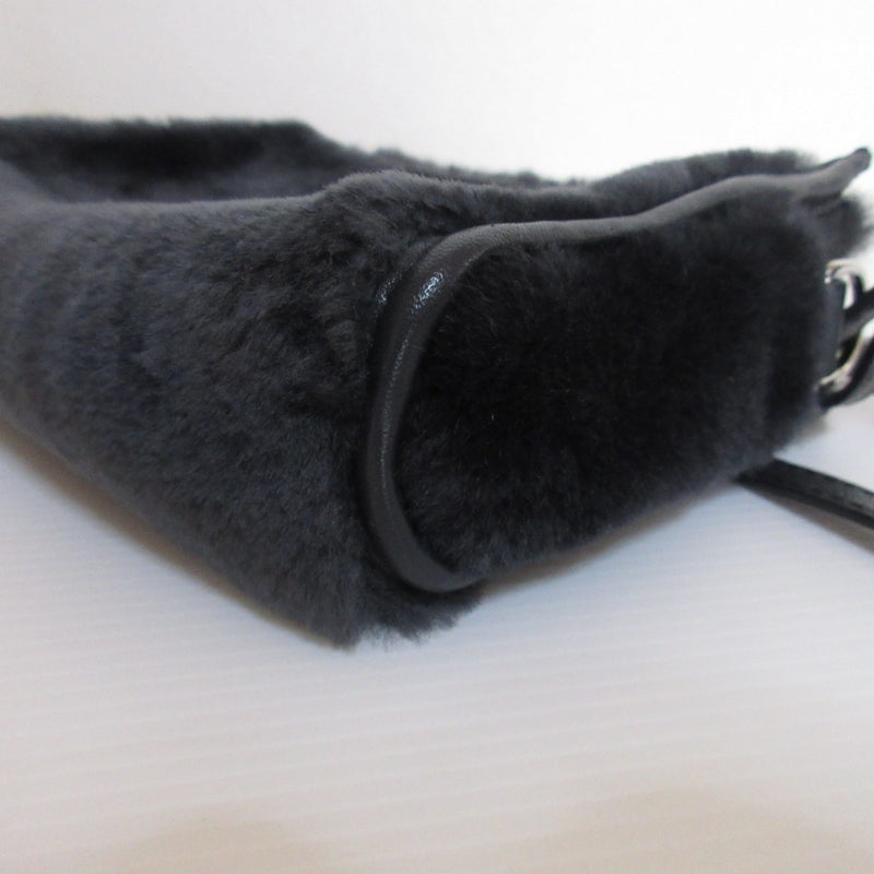 Balenciaga Bazar Crossbody Shearling