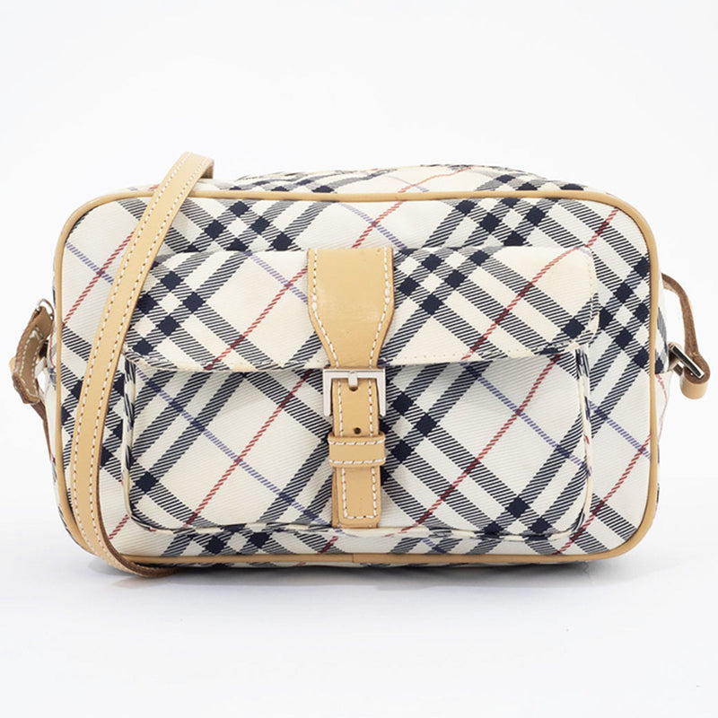 Burberry Camera Bag Vintage Check Canvas