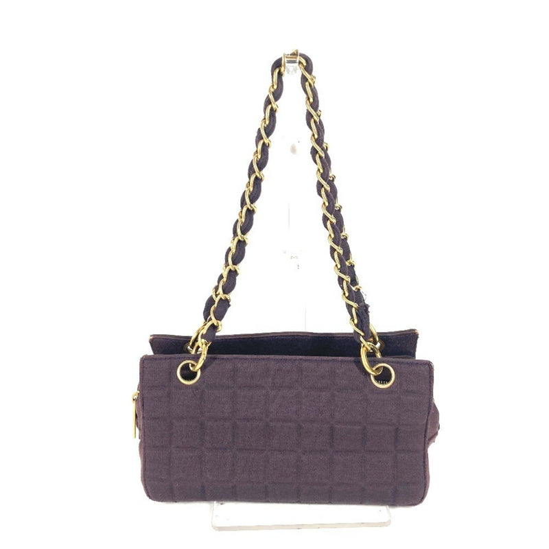 Chanel Chocolate Bar Chain Tote Quilted