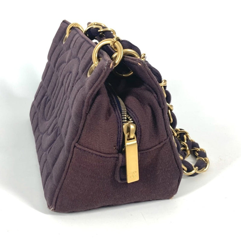 Chanel Chocolate Bar Chain Tote Quilted