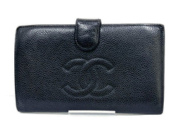 Chanel Cc Logo Long Bifold Wallet
