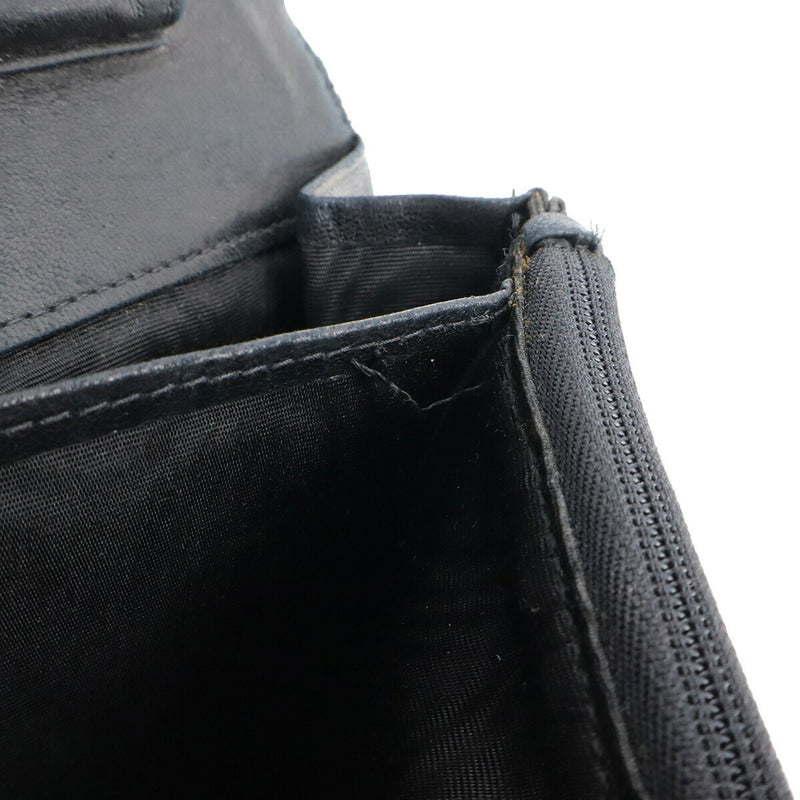 Chanel Timeless Wallet On Chain Caviar