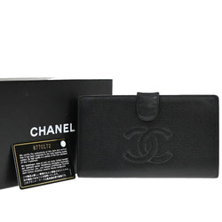 Chanel Cc Logo Long Bifold Wallet