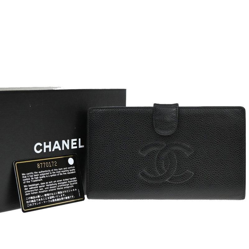 Chanel Cc Logo Long Bifold Wallet