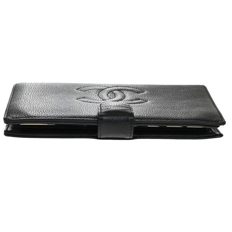 Chanel Cc Logo Long Bifold Wallet
