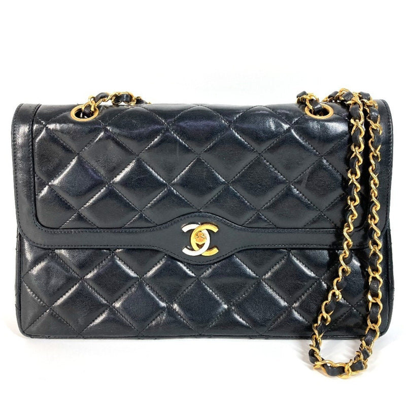 Chanel Vintage Two Tone Cc Flap Bag