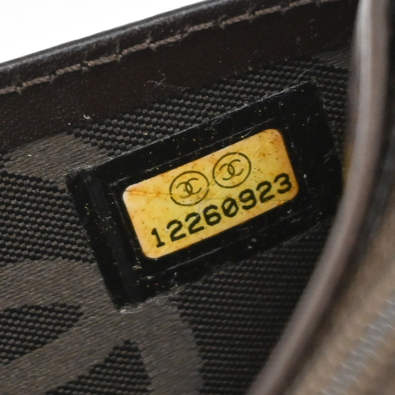 Chanel Cc Logo Cambon Long Bifold Wallet