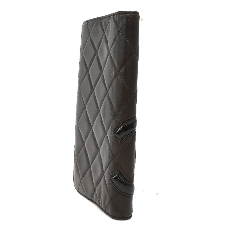 Chanel Cc Logo Cambon Long Bifold Wallet