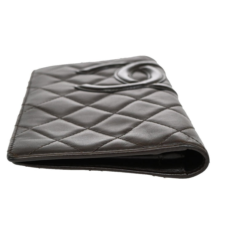 Chanel Cc Logo Cambon Long Bifold Wallet