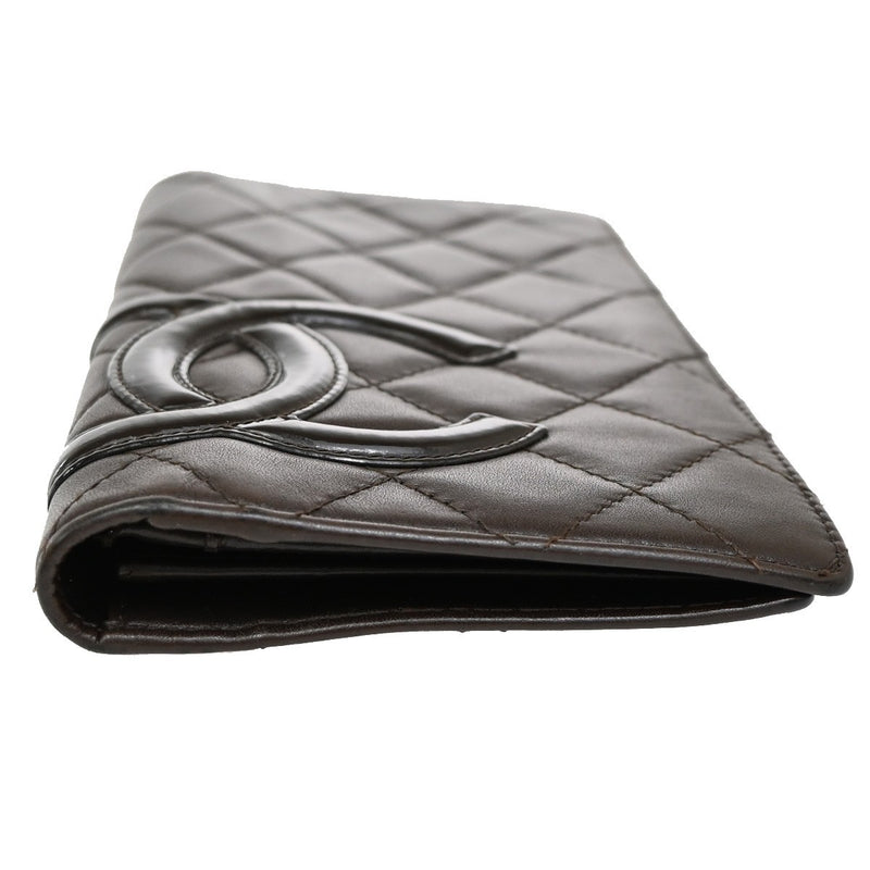 Chanel Cc Logo Cambon Long Bifold Wallet