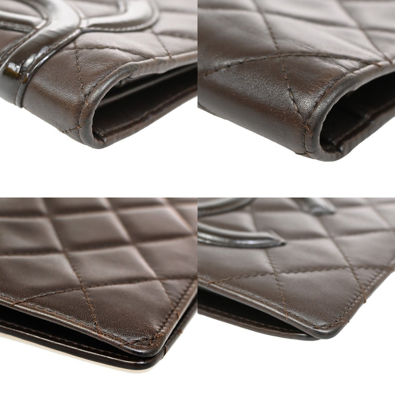 Chanel Cc Logo Cambon Long Bifold Wallet
