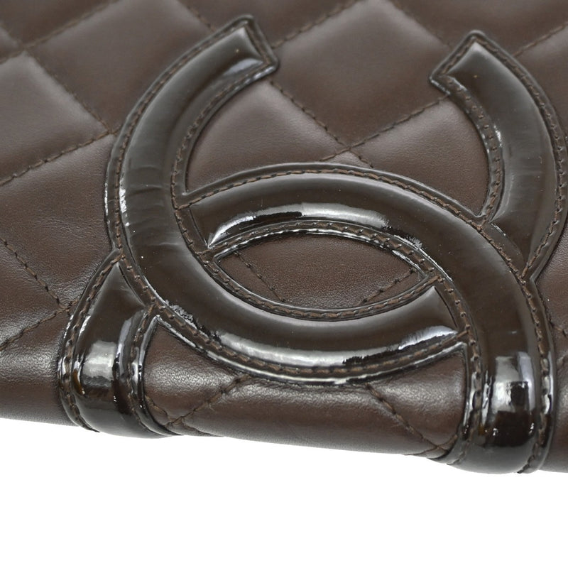 Chanel Cc Logo Cambon Long Bifold Wallet