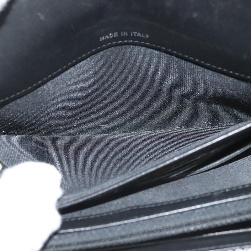 Chanel Boy Long Wallet Nylon Black