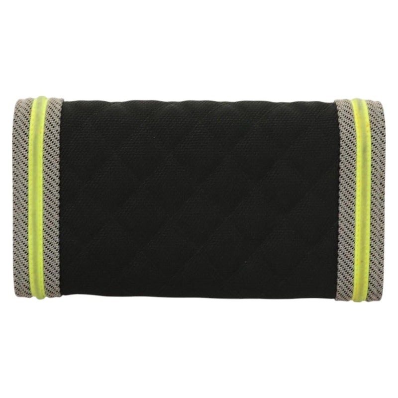 Chanel Boy Long Wallet Nylon Black