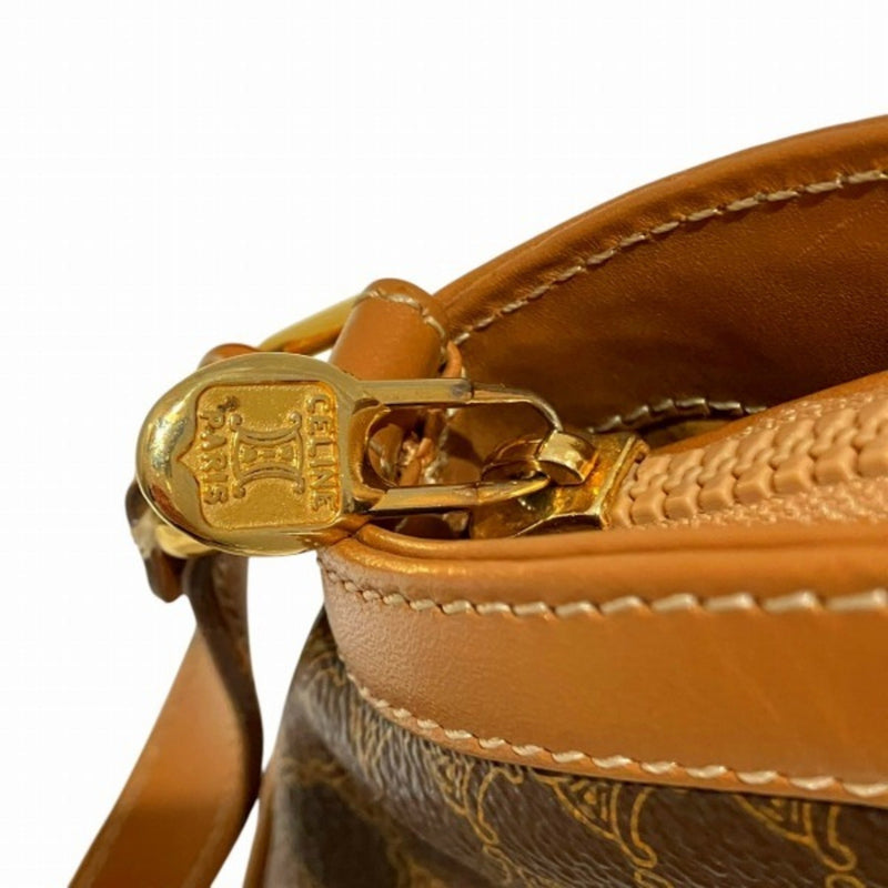 Celine Vintage Duffle Bag Macadam Coated