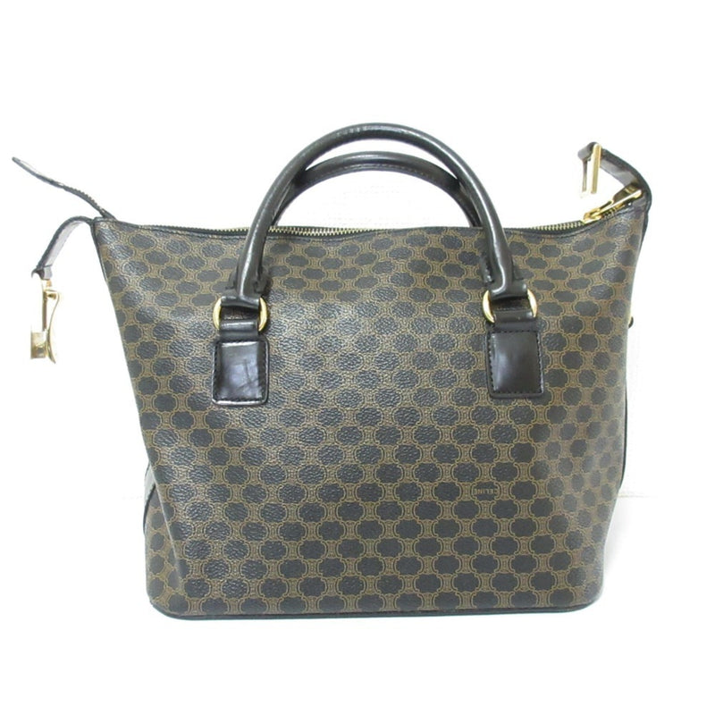 Celine Vintage Duffle Bag Macadam Coated