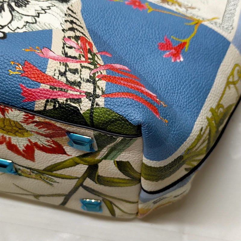 Ferragamo Tote Bag Multi Color Pvc