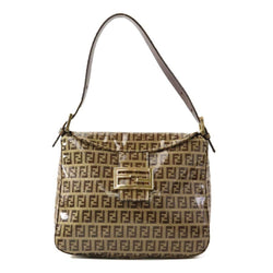 Fendi Vintage Ff Buckle Curved Hobo