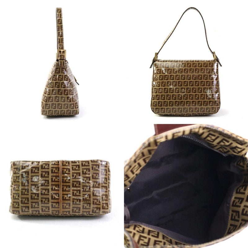 Fendi Vintage Ff Buckle Curved Hobo