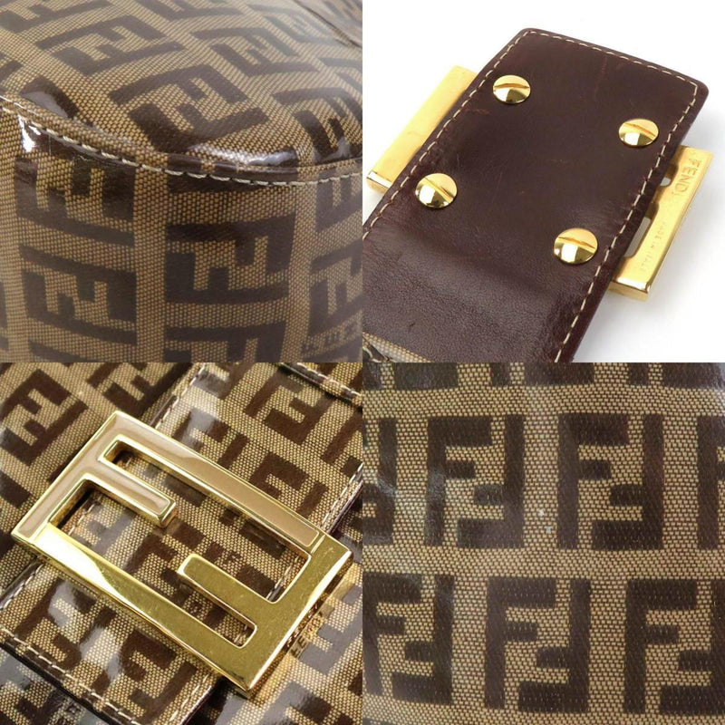 Fendi Vintage Ff Buckle Curved Hobo