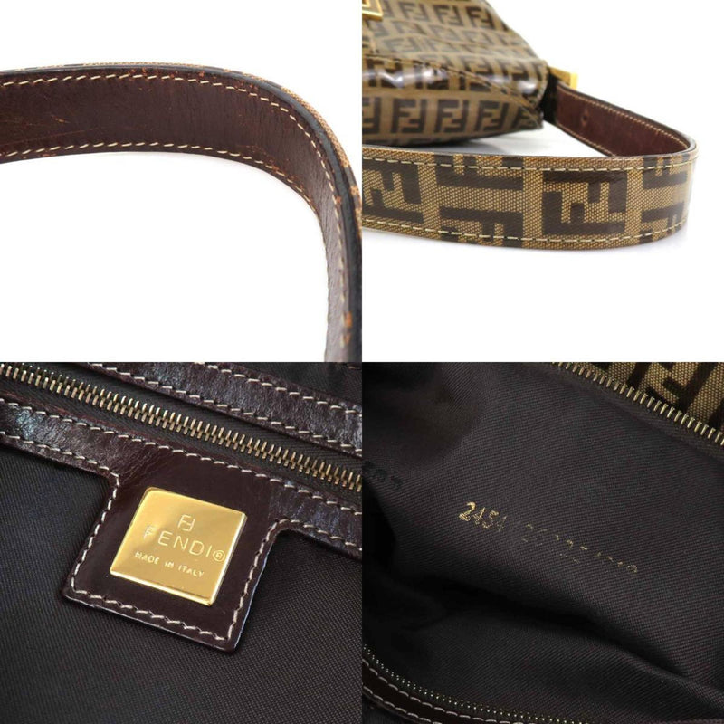 Fendi Vintage Ff Buckle Curved Hobo