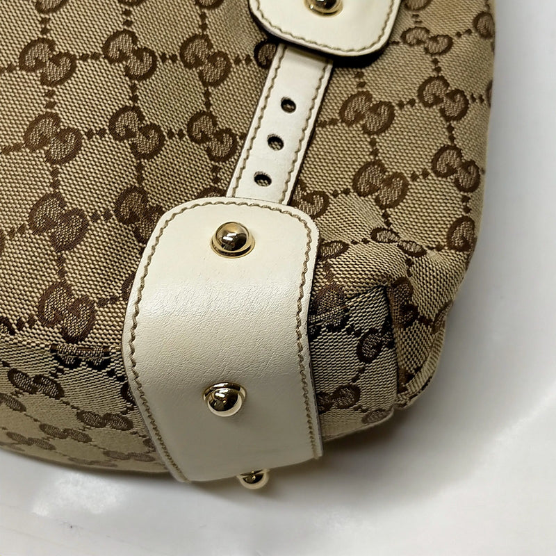 Gucci Hand Bag Brown Canvas