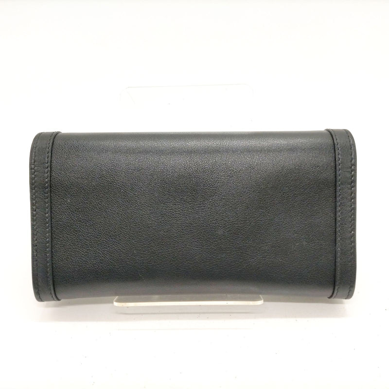 Gucci Long Wallet Black Leather