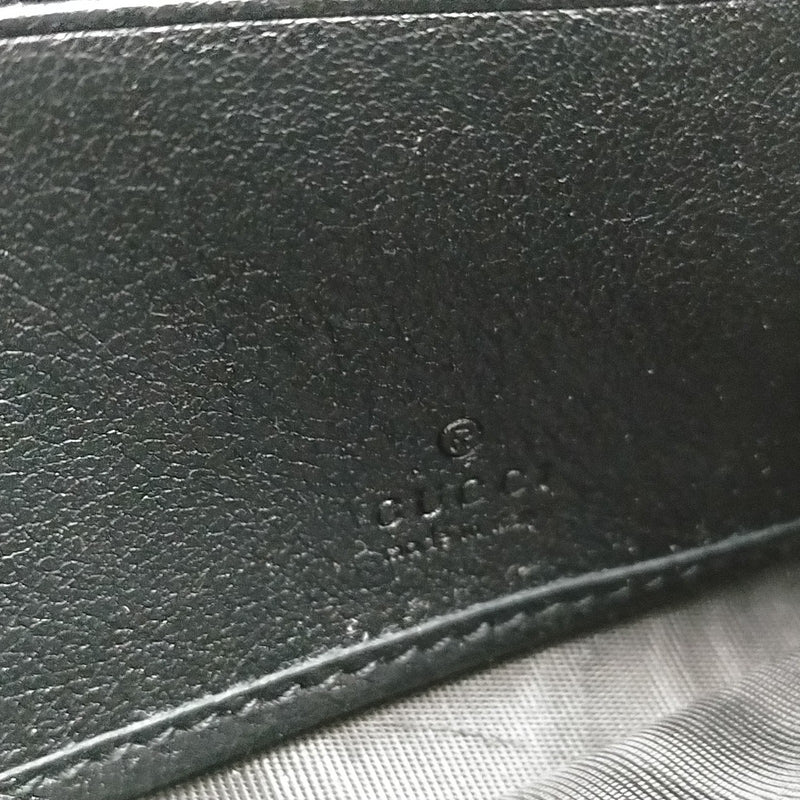 Gucci Long Wallet Black Leather
