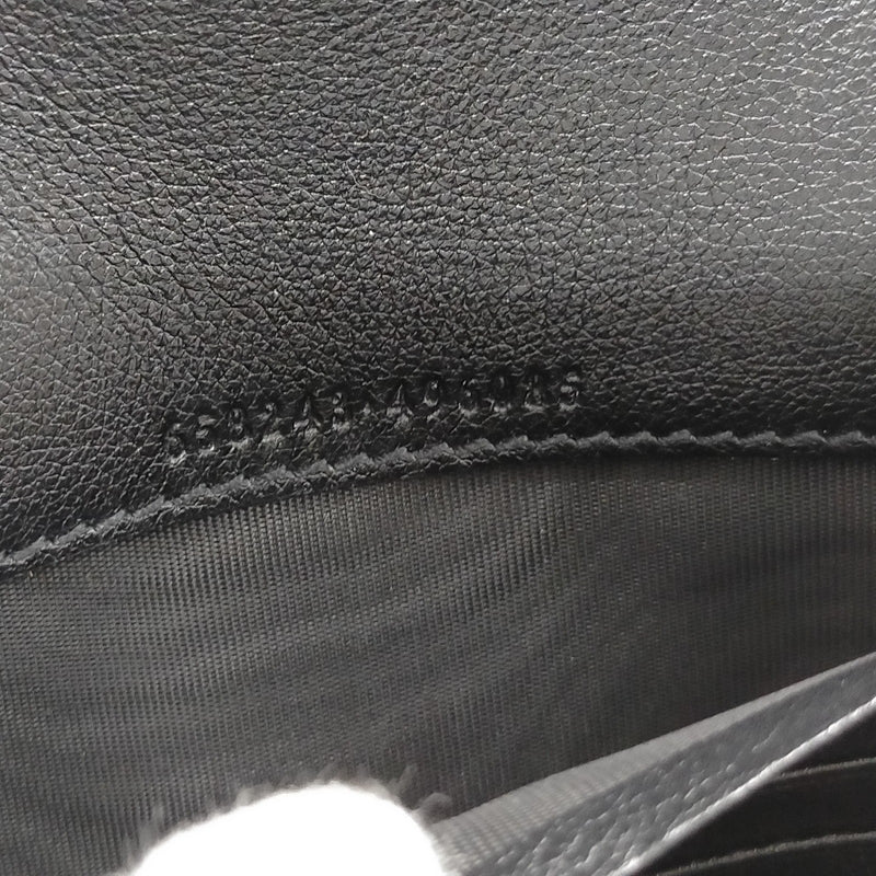 Gucci Long Wallet Black Leather