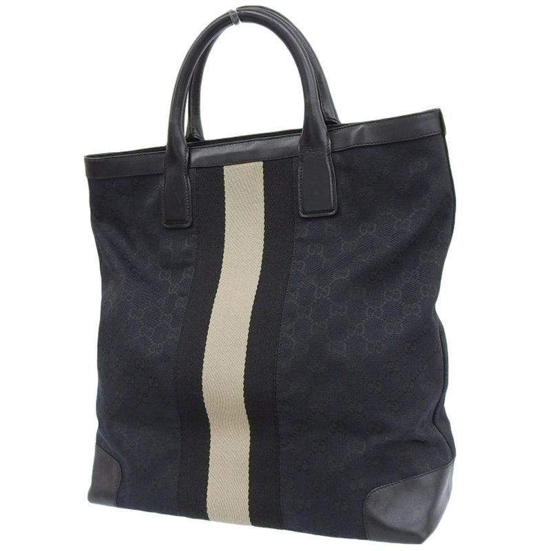 Gucci Web Zip Tote Gg Canvas Large