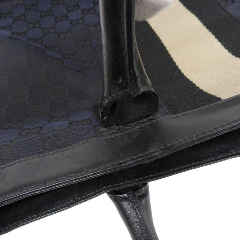 Gucci Web Zip Tote Gg Canvas Large