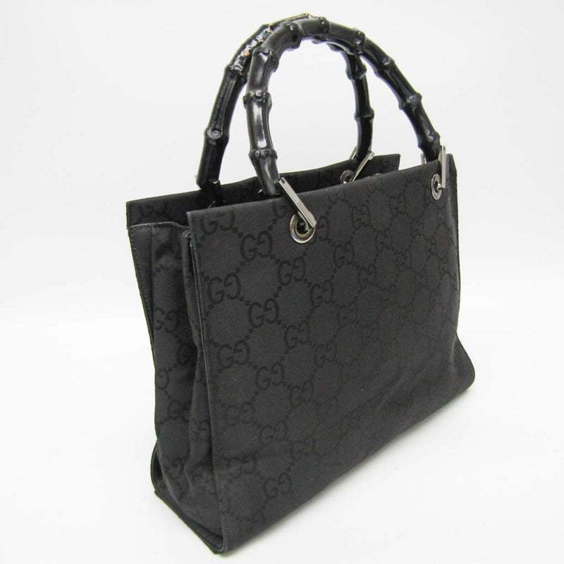 Gucci Vintage Bamboo Handle Tote Gg