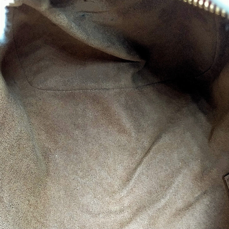 Gucci Hand Bag Brown Pvc
