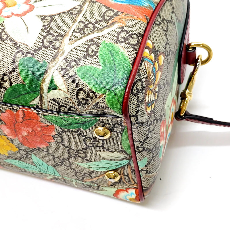 Gucci Hand Bag Brown Pvc