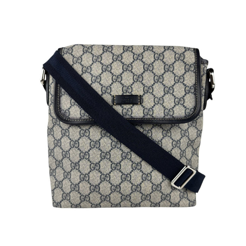 Gucci Flap Messenger Gg Coated Canvas