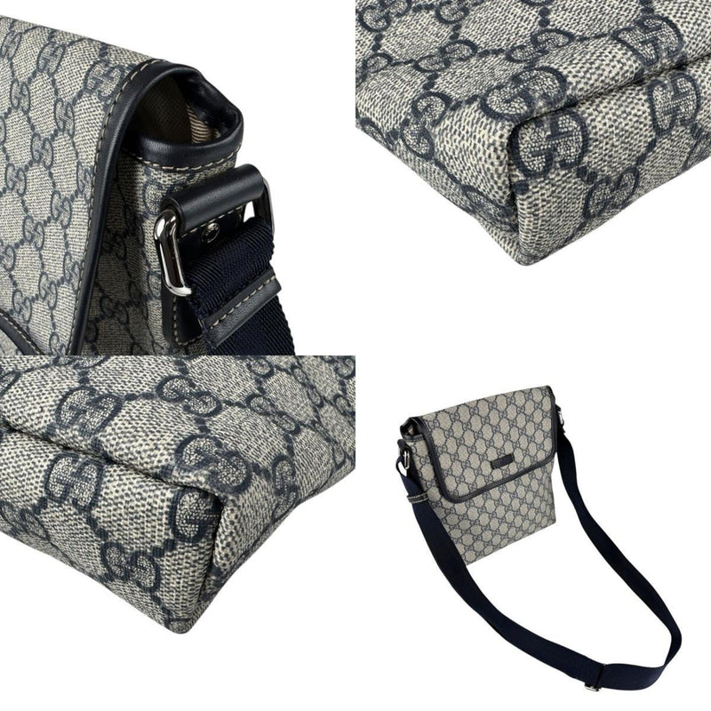 Gucci Flap Messenger Gg Coated Canvas