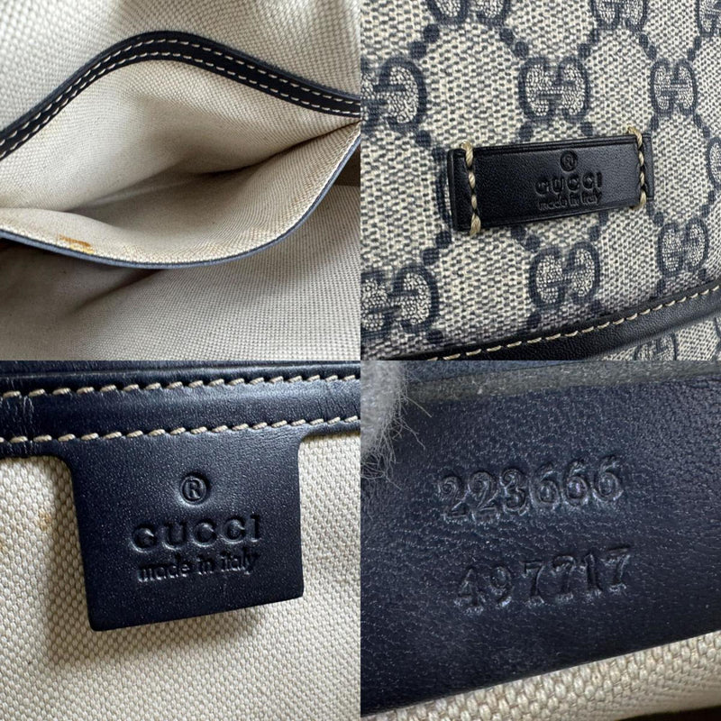 Gucci Flap Messenger Gg Coated Canvas