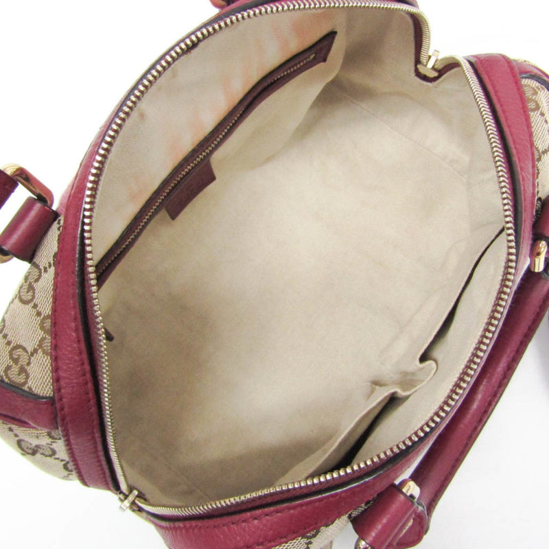 Gucci Vintage Web Boston Bag Gg Canvas