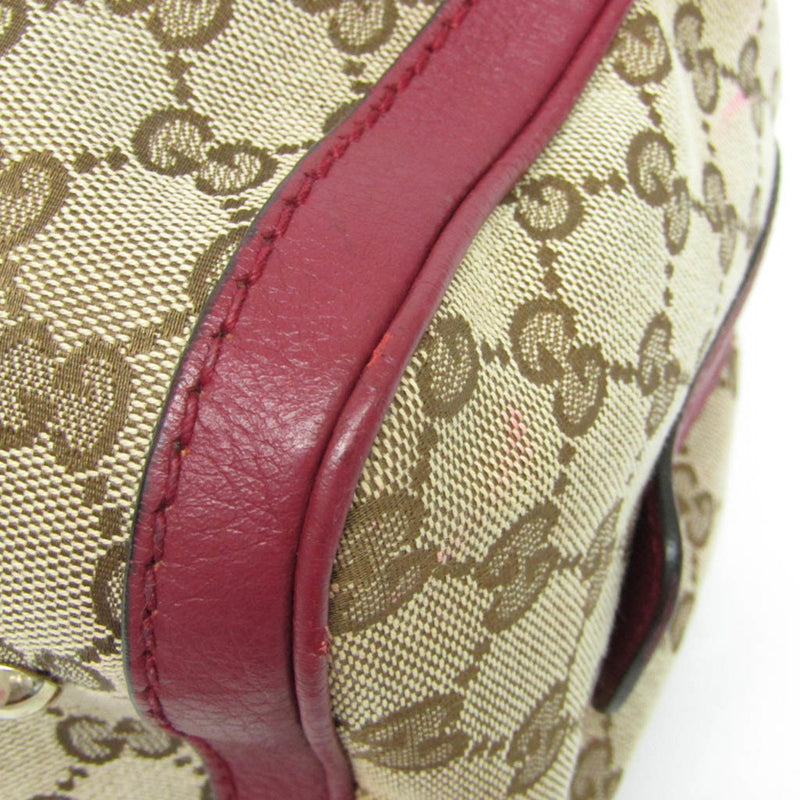 Gucci Vintage Web Boston Bag Gg Canvas