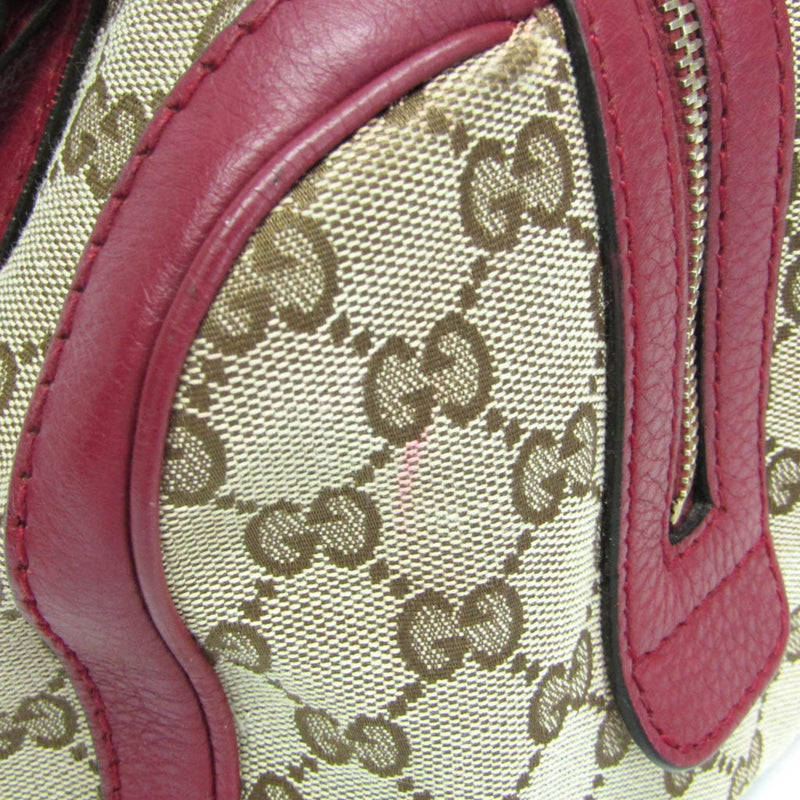 Gucci Vintage Web Boston Bag Gg Canvas
