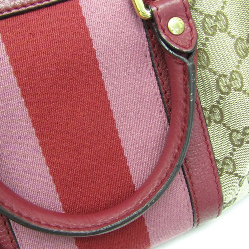Gucci Vintage Web Boston Bag Gg Canvas