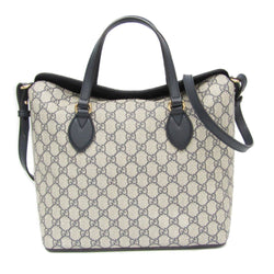 Gucci Signature Fold Over Tote Gg Coated