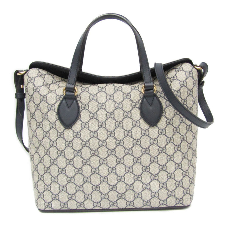 Gucci Signature Fold Over Tote Gg Coated