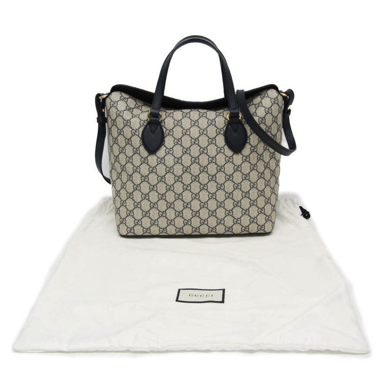 Gucci Signature Fold Over Tote Gg Coated