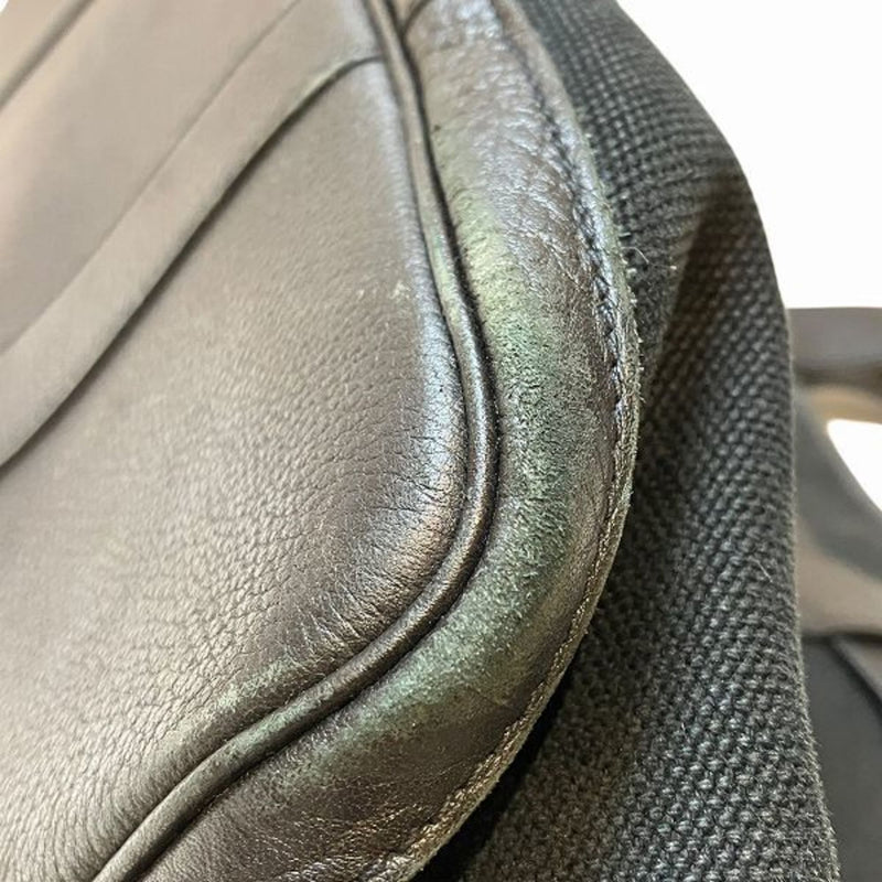 Hermes Petit Ceinture Tote Toile With