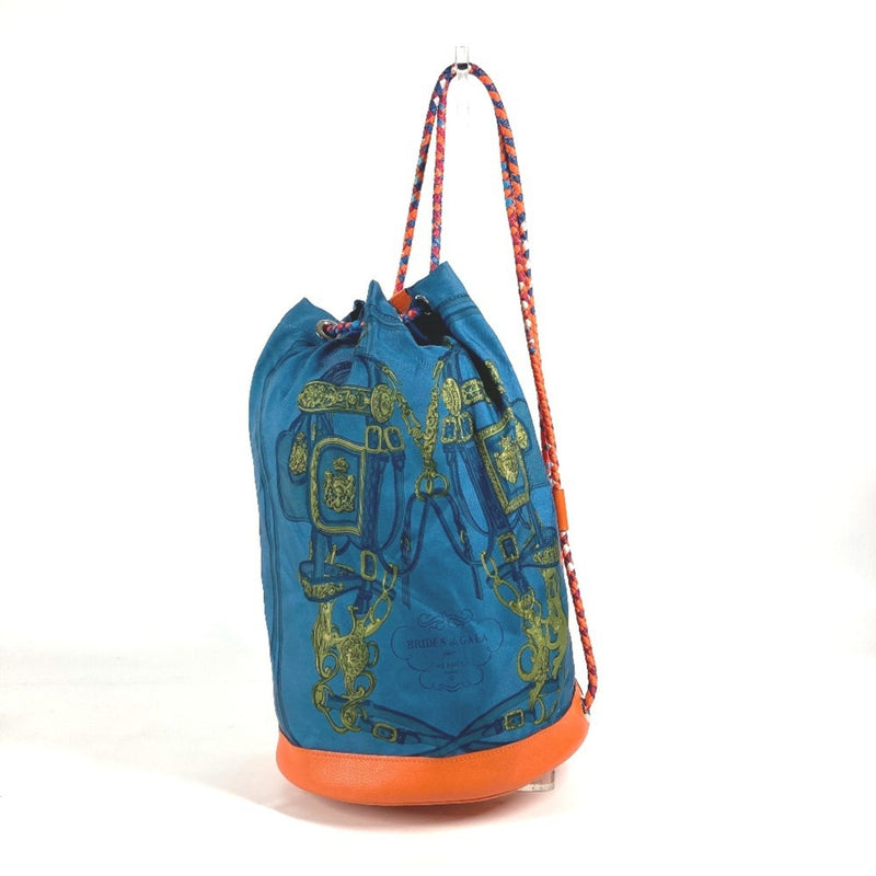 Hermes Soie Cool Handbag Printed Silk