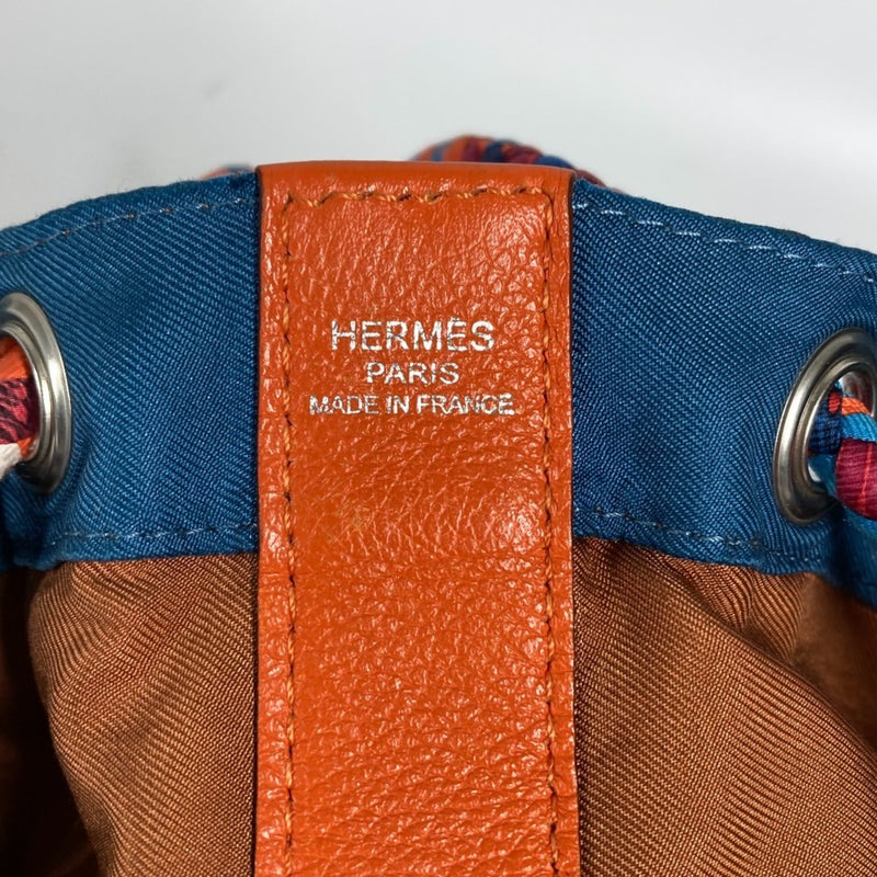 Hermes Soie Cool Handbag Printed Silk